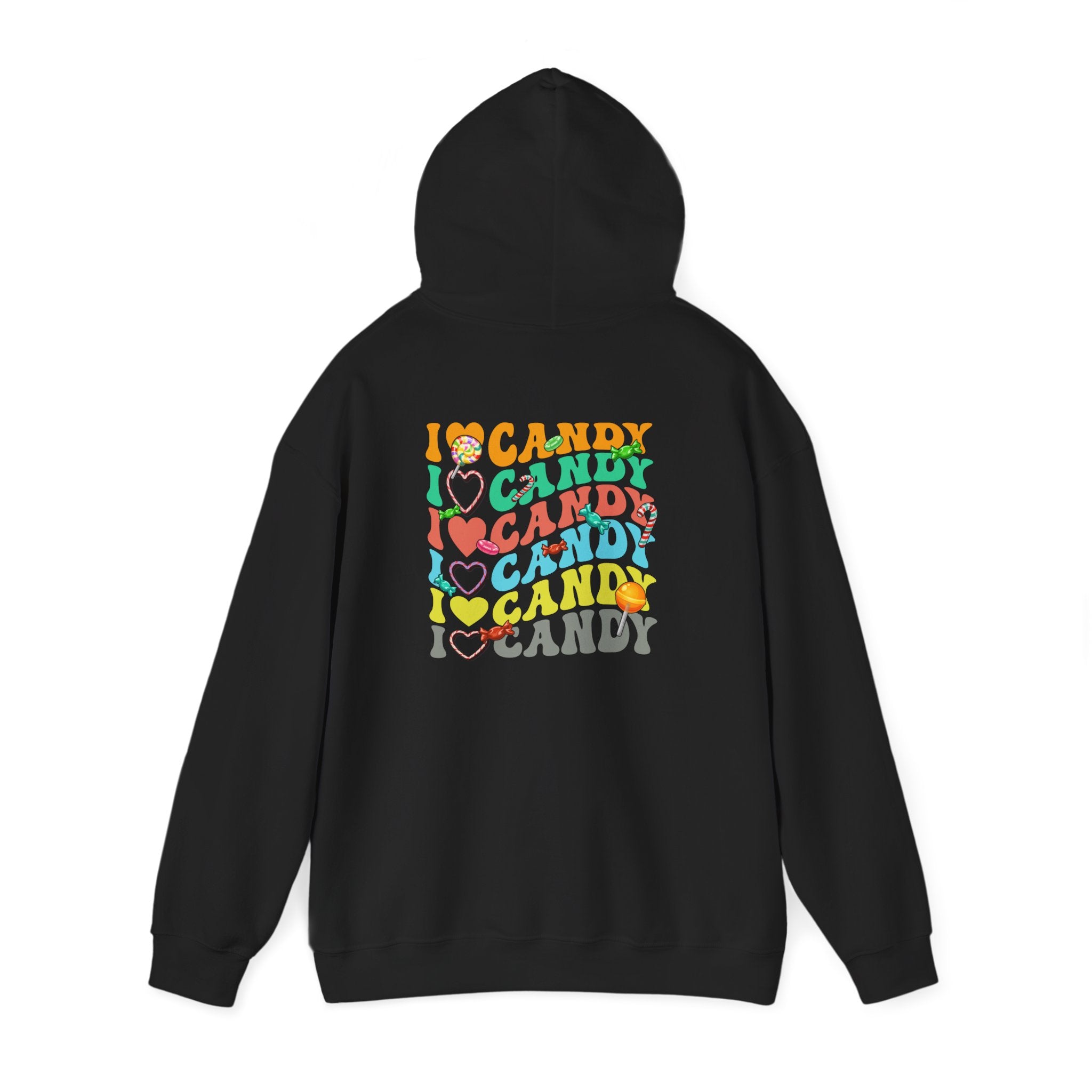 Funny Halloween Let's Go Ghouls I Love Candy Hoodie