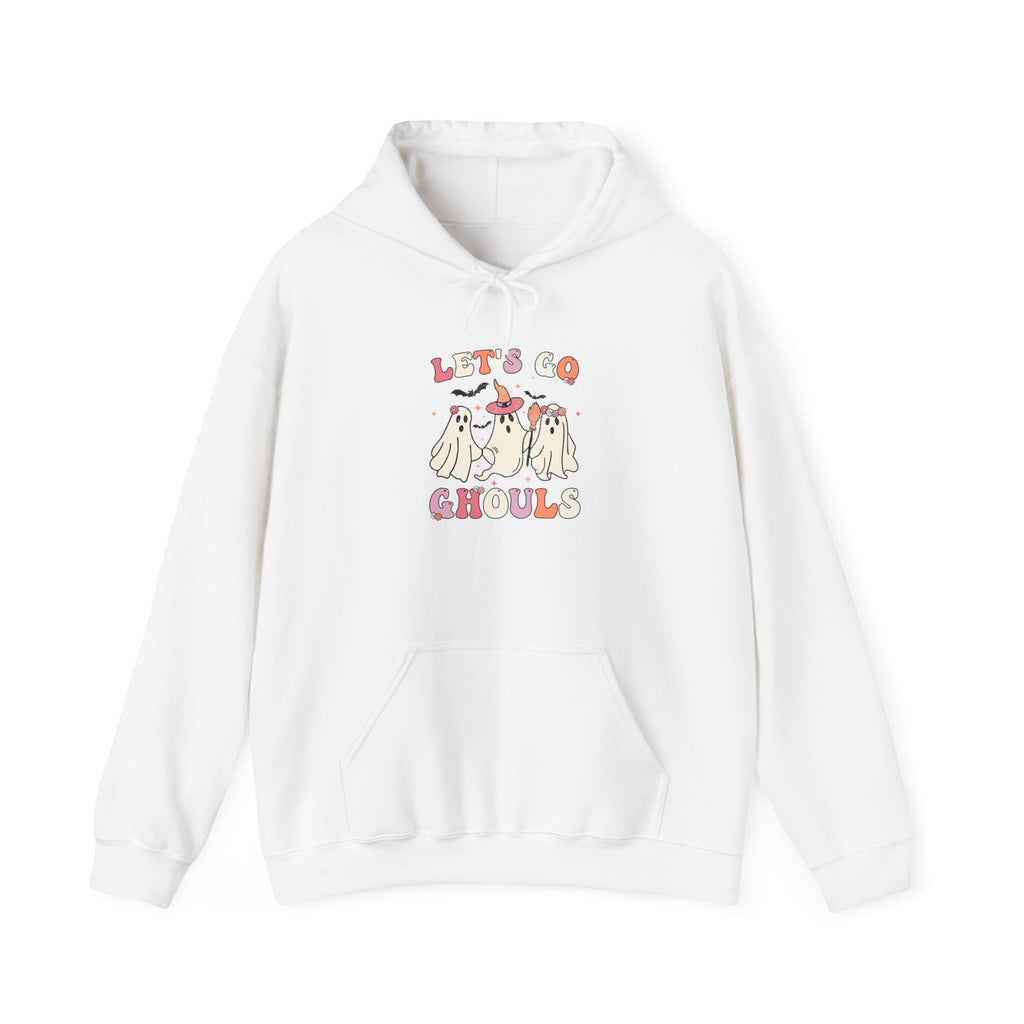 Funny Halloween Let's Go Ghouls I Love Candy Hoodie
