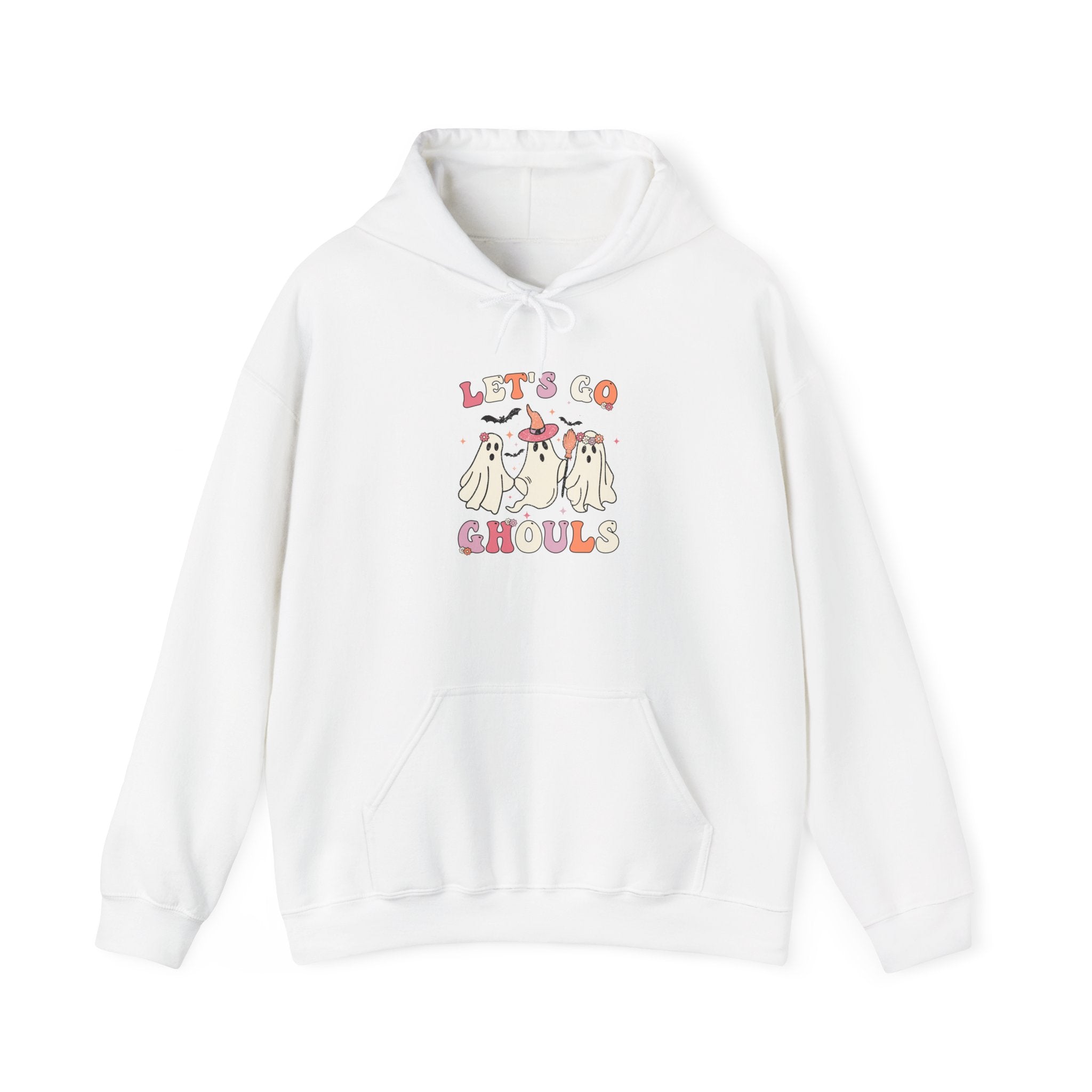 Funny Halloween Let's Go Ghouls I Love Candy Hoodie