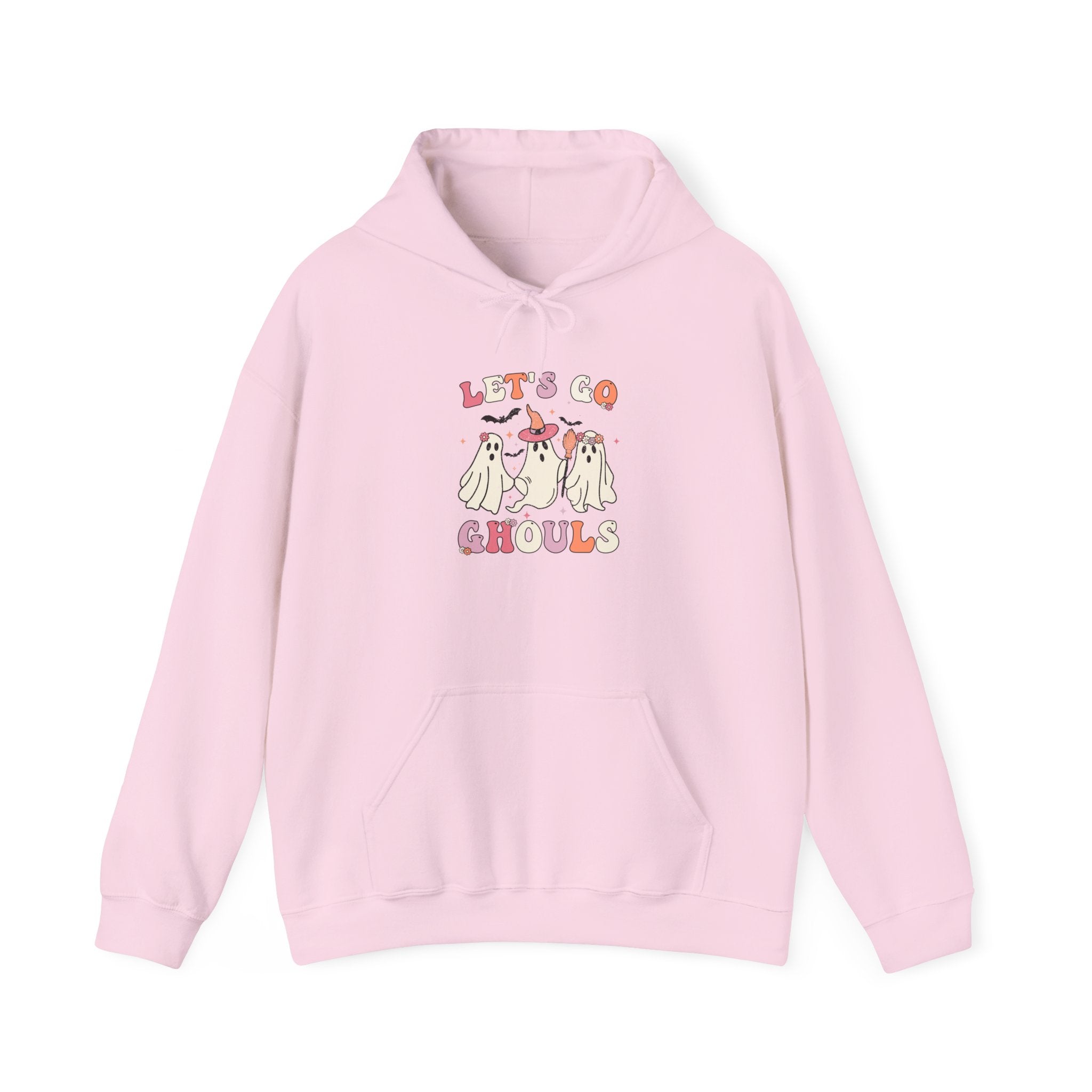 Funny Halloween Let's Go Ghouls I Love Candy Hoodie