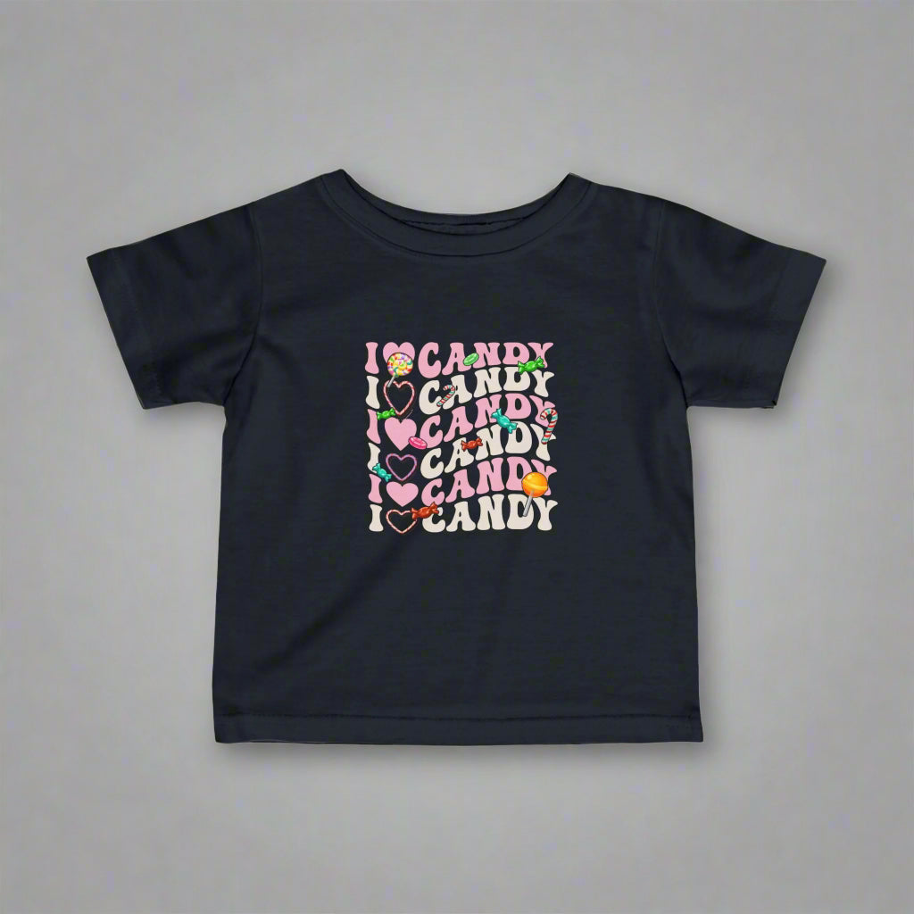 I Love Candy Baby Shirt