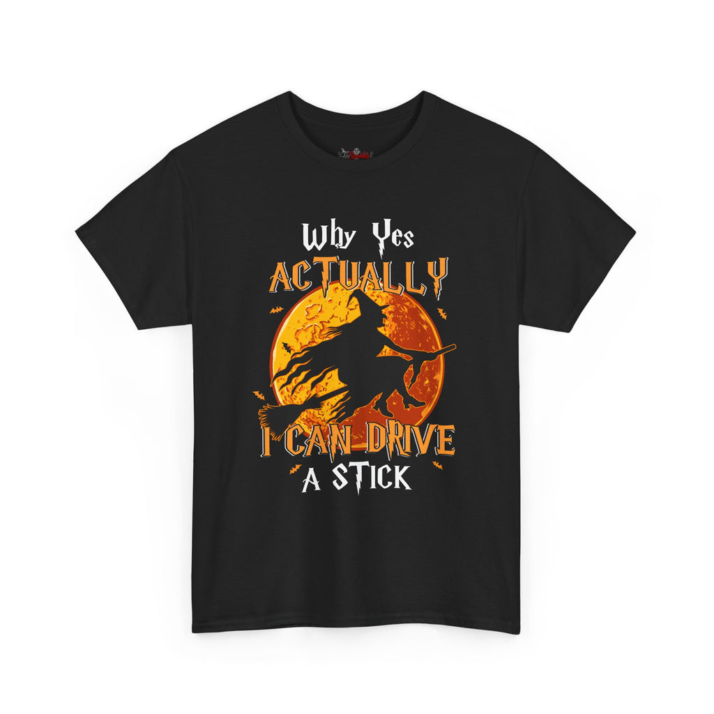 Funny Halloween I Can Drive Stick T-Shirt