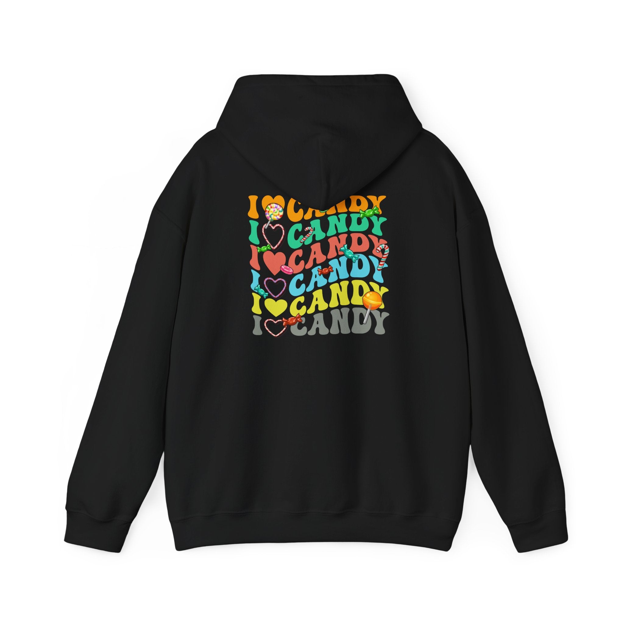 Funny Halloween Let's Go Ghouls I Love Candy Hoodie