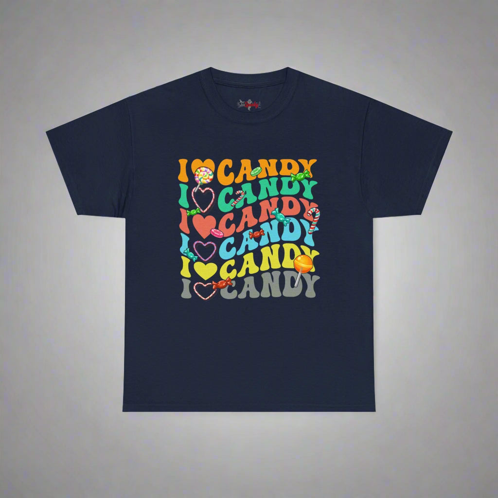 Funny Halloween I Love Candy T-Shirt