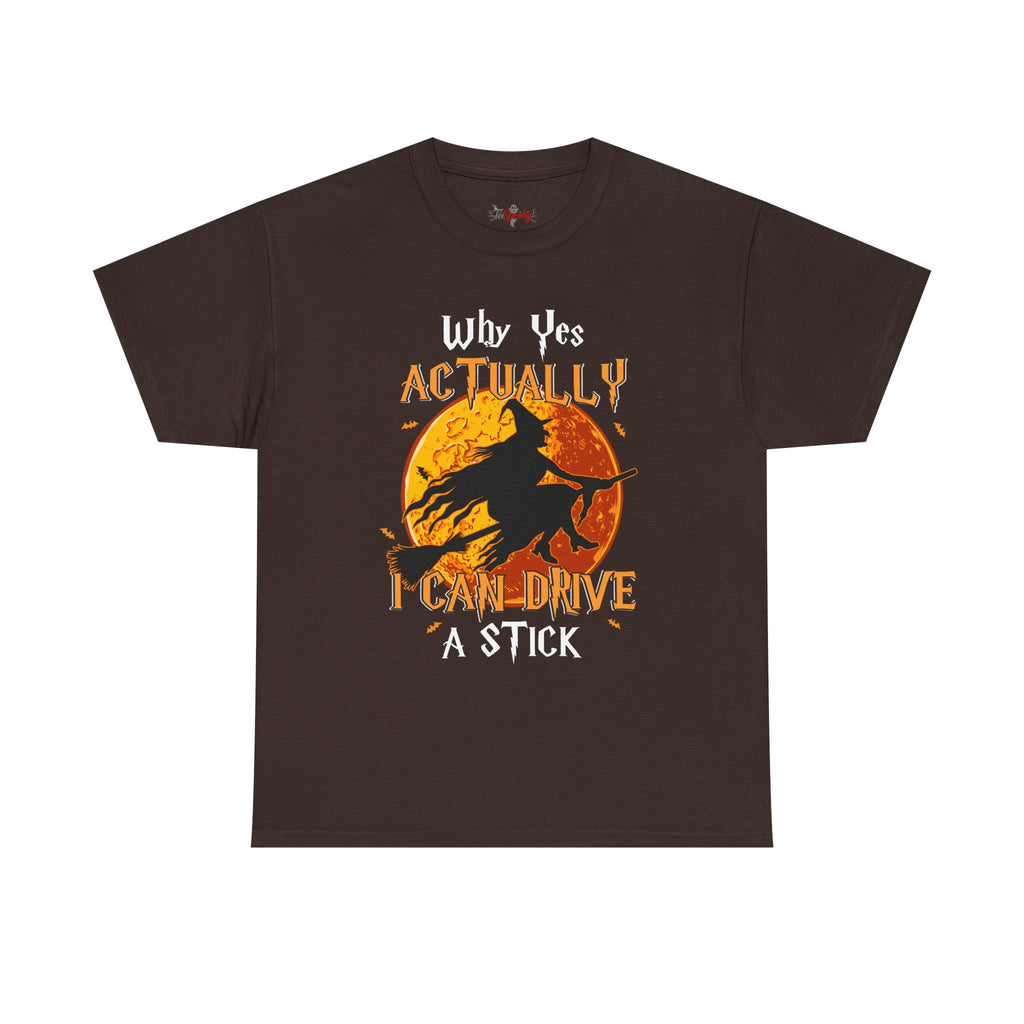 Funny Halloween I Can Drive Stick T-Shirt
