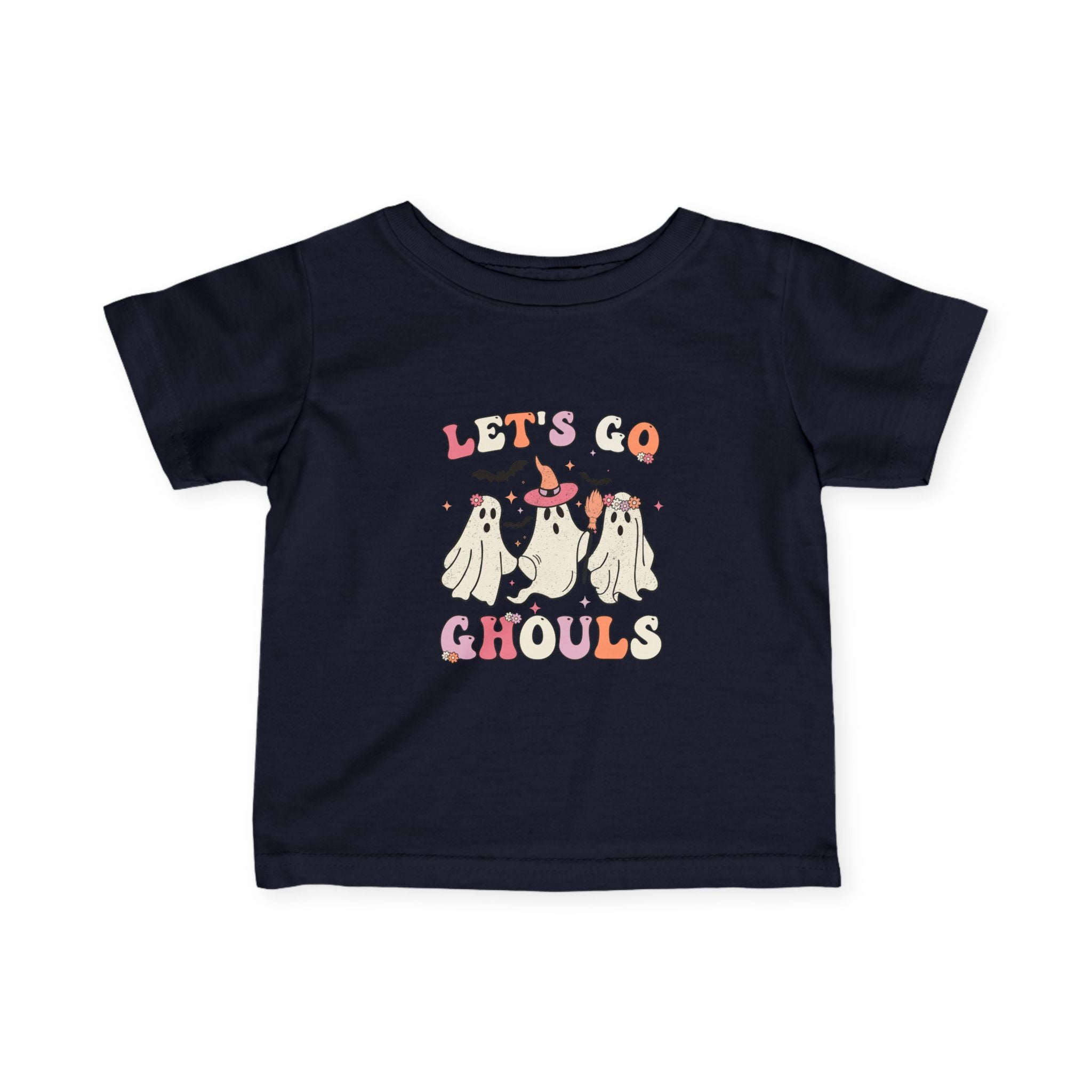 Let's Go Ghouls Halloween Baby Shirt