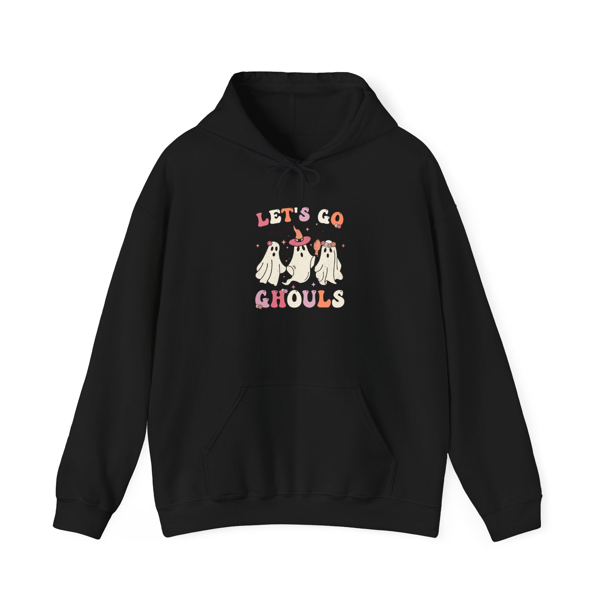 Funny Halloween Let's Go Ghouls I Love Candy Hoodie