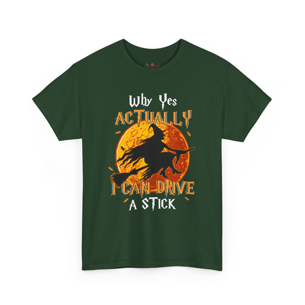 Funny Halloween I Can Drive Stick T-Shirt